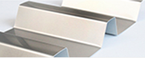 Trapezbleche Stahl, Edelstahl, Aluminium